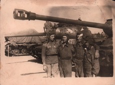 Garegin Sargsyan (second from right) with comrades-in-arms, date and location unknown