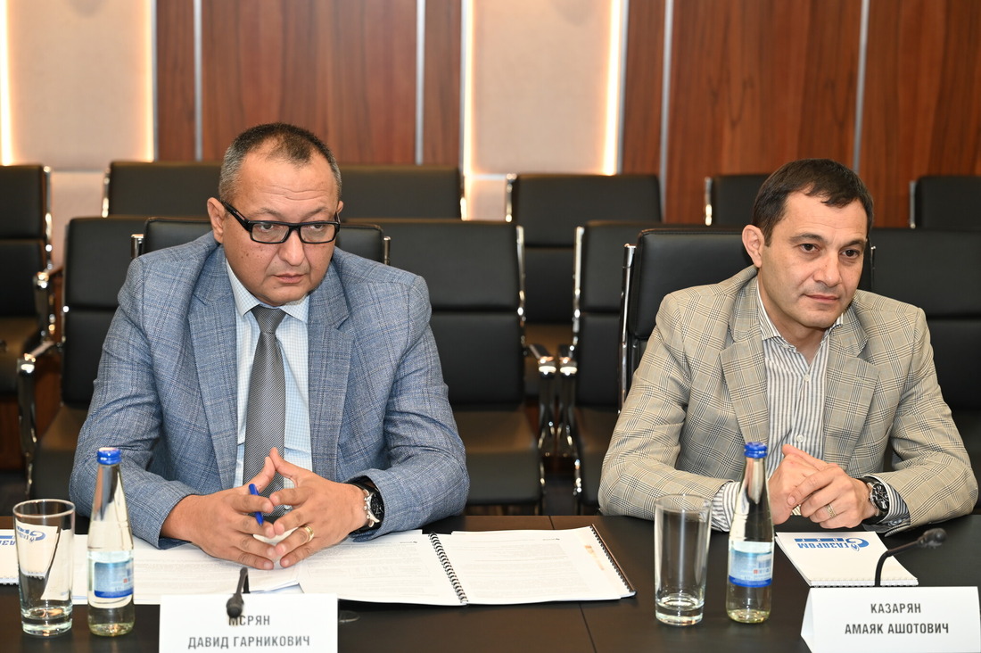 Delegation of Gazprom Armenia