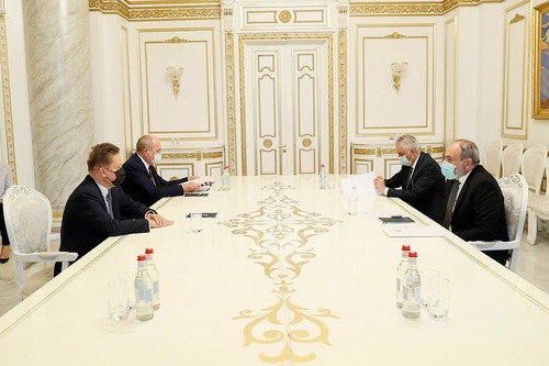 At the meeting. Photo: Office of the Prime Minister of the Republic of Armenia