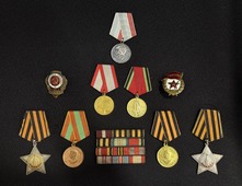Garegin Sargsyan’s wartime awards.