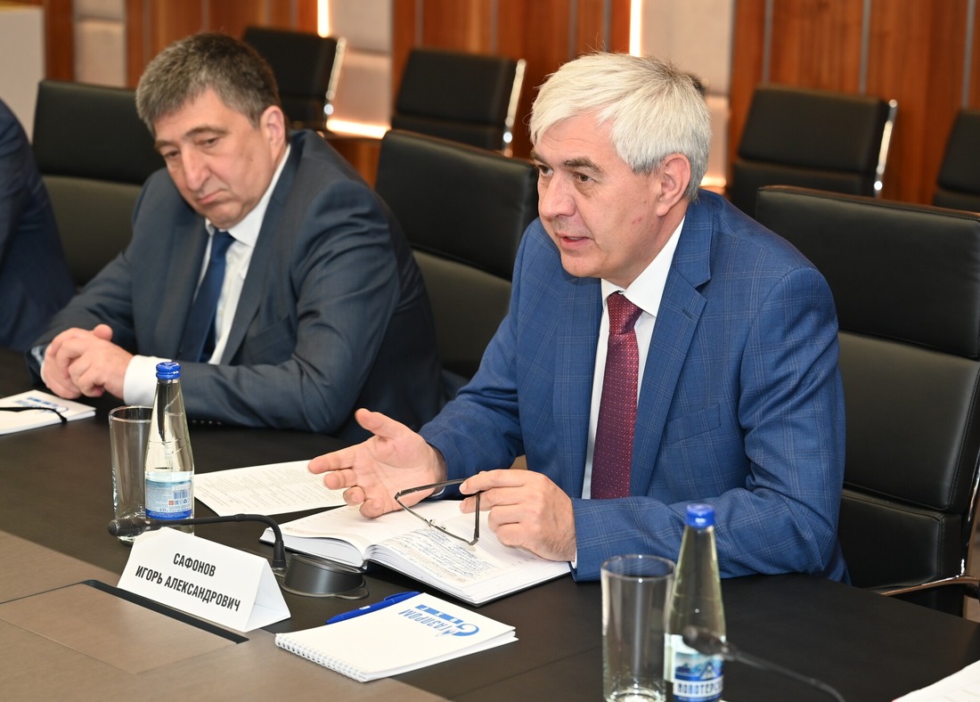 Management of Gazprom UGS: Deputy General Director for Production Garry Golod and General Director of the Company Igor Safonov